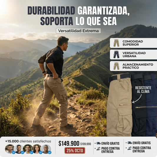 Pantalón Táctico – Resistente y Multifuncional