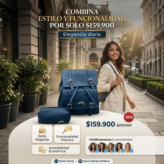 Combo Morral + Cosmetiquera
